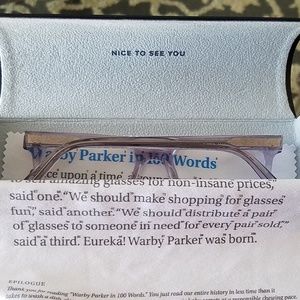 Warby Parker Hughes 49-17-140 Smoky Quartz Crystal